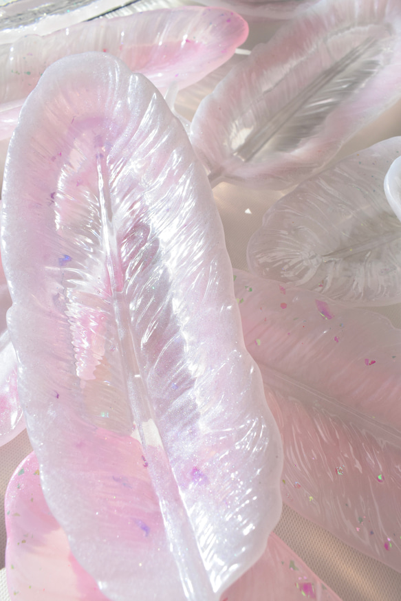 愛の天使の羽☆プレート　限定カラー　ピンク　癒し　無条件の愛　自己愛　healing 桜　お皿　飾り　置物　雑貨 7枚目の画像