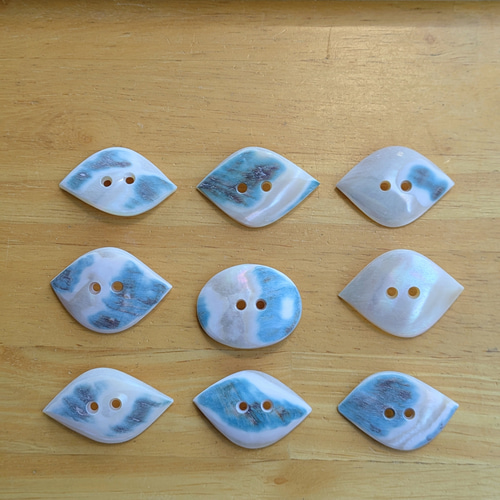 夜光貝磨きアクセサリー作りキット ✳【 ヘアゴム 】 キット 夜光貝