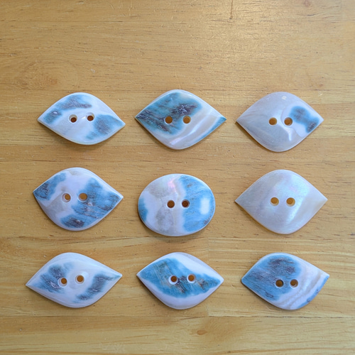 夜光貝磨きアクセサリー作りキット ✳【 ヘアゴム 】 キット 夜光貝