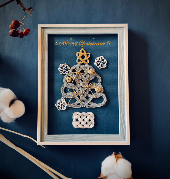 【特集掲載】水引クリスマスツリーフレーム 12枚目の画像