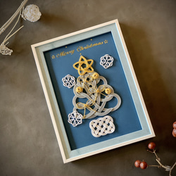 【特集掲載】水引クリスマスツリーフレーム 3枚目の画像