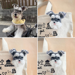 犬のうちの子ポンポンチャーム（お顔だけ） ポメラニアン ヨークシャ