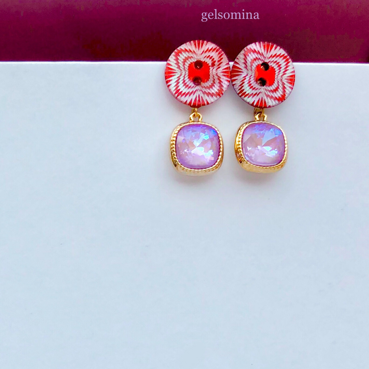 ★Chinoiserie | 上海ルージュ★ピアス 両耳