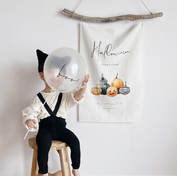 Halloween tapestry / pumpkin | タペストリー | ハロウィン | かぼちゃ 3枚目の画像