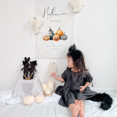 Halloween tapestry / pumpkin | タペストリー | ハロウィン