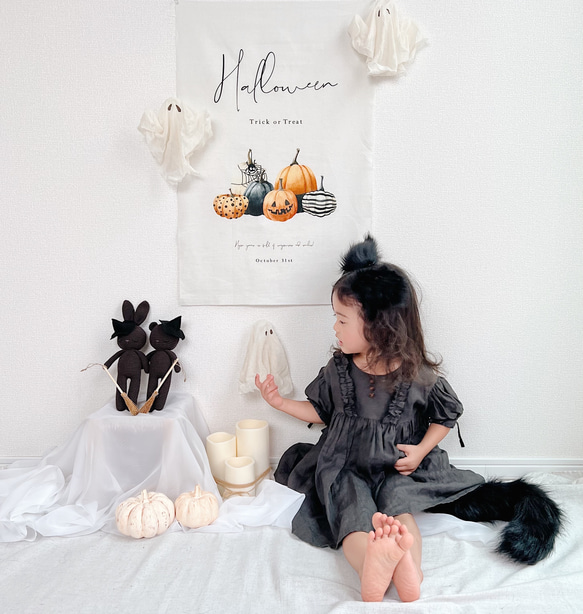 Halloween tapestry / pumpkin | タペストリー | ハロウィン | かぼちゃ 12枚目の画像