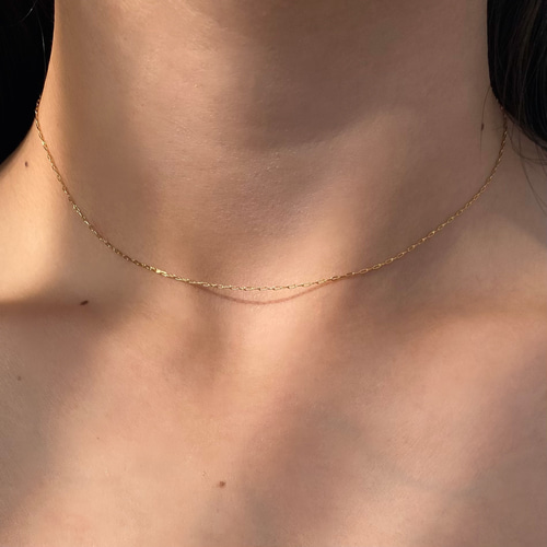 316L】0.8mm極細ネックレス/ gold/金属アレルギー対応 316L】0.8mm極細ネックレス/ gold/金属アレルギー対応