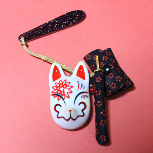 帯飾り*甲州印伝＊狐 その他アクセサリー heureux chaque jour 通販  