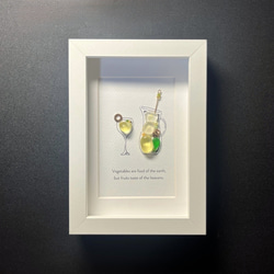 シーグラスアート「カクテル」 その他アート ゆきみ工房 通販 12366518