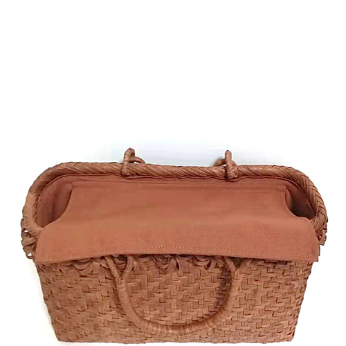 山葡萄バッグ和風一段立体花