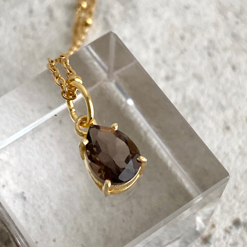 R. Alagan スモーキークォーツ ネックレス Element -TERRA- スモーキークォーツ ネックレス – VERMILLION