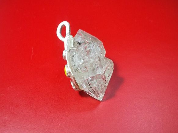 ヒマラヤ水晶の原石水晶ネックレスdc370 8枚目の画像