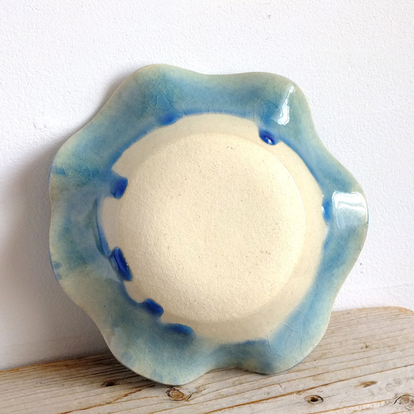Blue "namima"bowl L　#c-508 4枚目の画像
