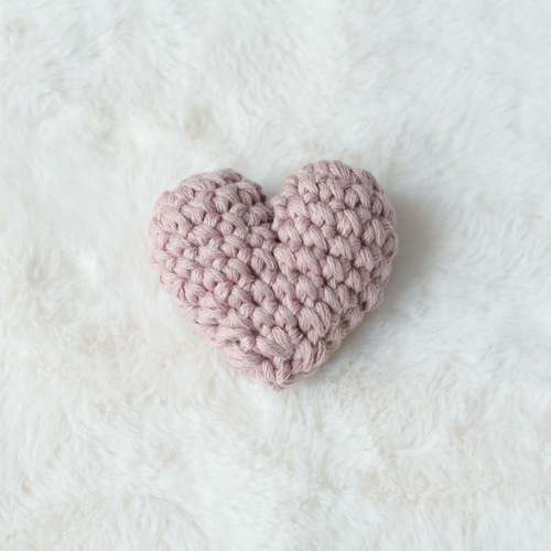 BIG ハート あみぐるみ ニューボーンフォト あみぐるみ pomme de pin