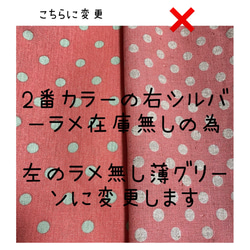 大きないちごの シューズケース/ピンク・巾着袋 ラメの種/M 3枚目の画像