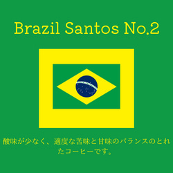 送料無料で届く新鮮な自家焙煎コーヒー豆｜ブラジル サントスNo.2 19番｜150g｜中深煎り 1枚目の画像