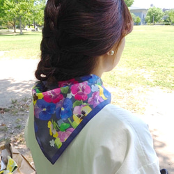 水彩圍巾手帕“卡哇伊糖果” 第11張的照片