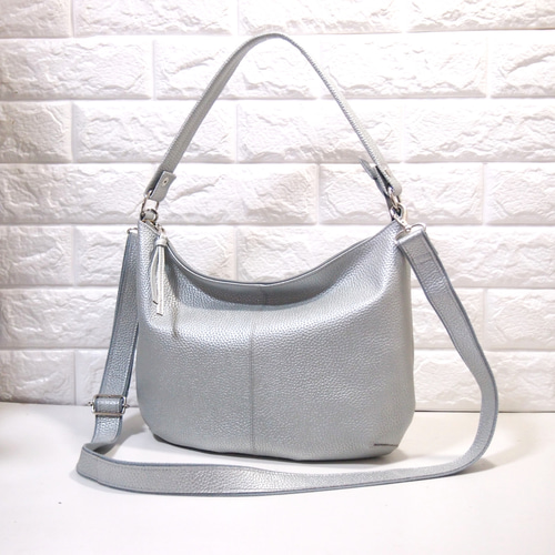 ☆ハンドメイド☆日本製☆牛革☆2WAYショルダーバッグ（ロング