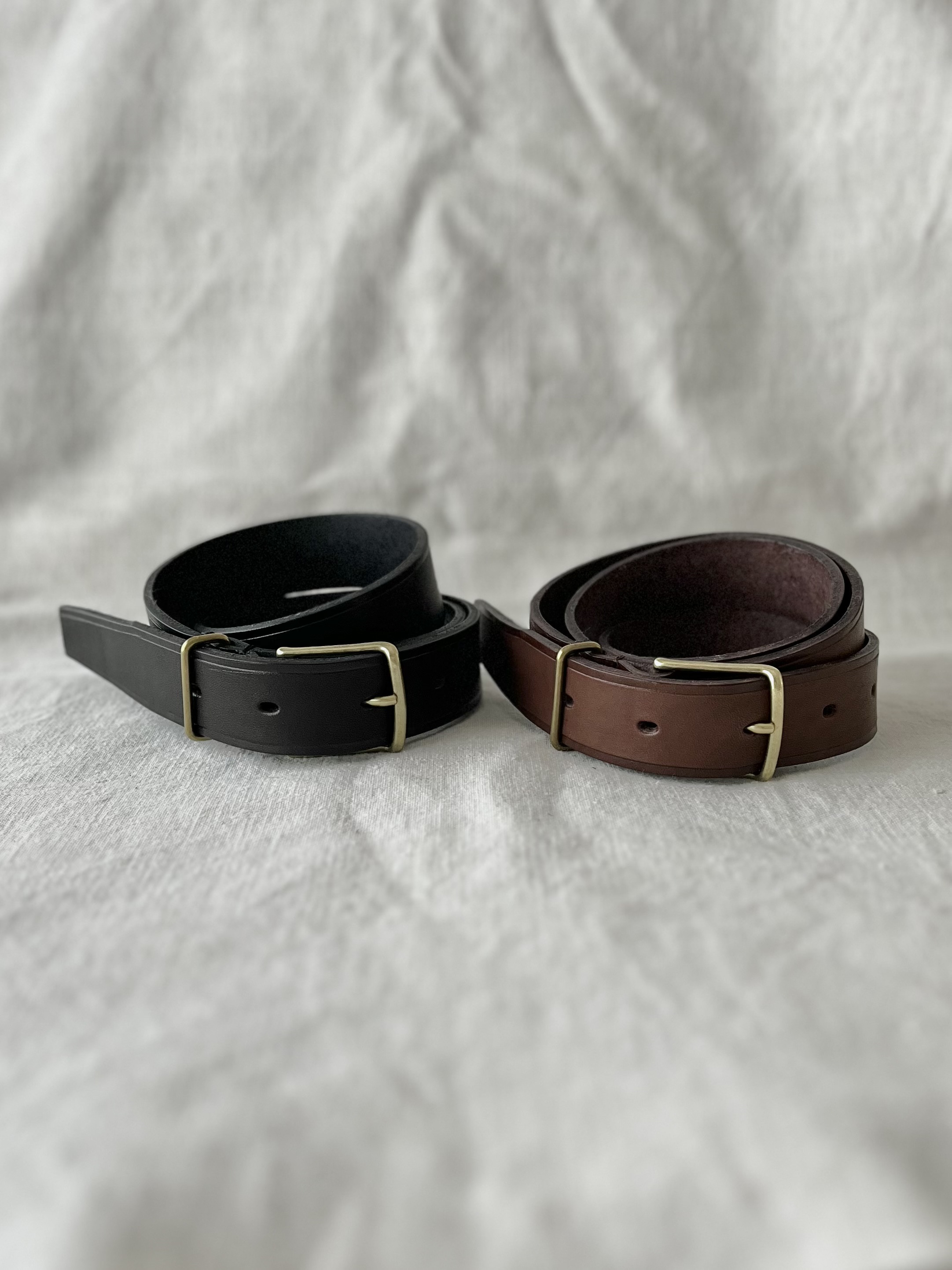 【サイズオーダー】plain belt　姫路レザー