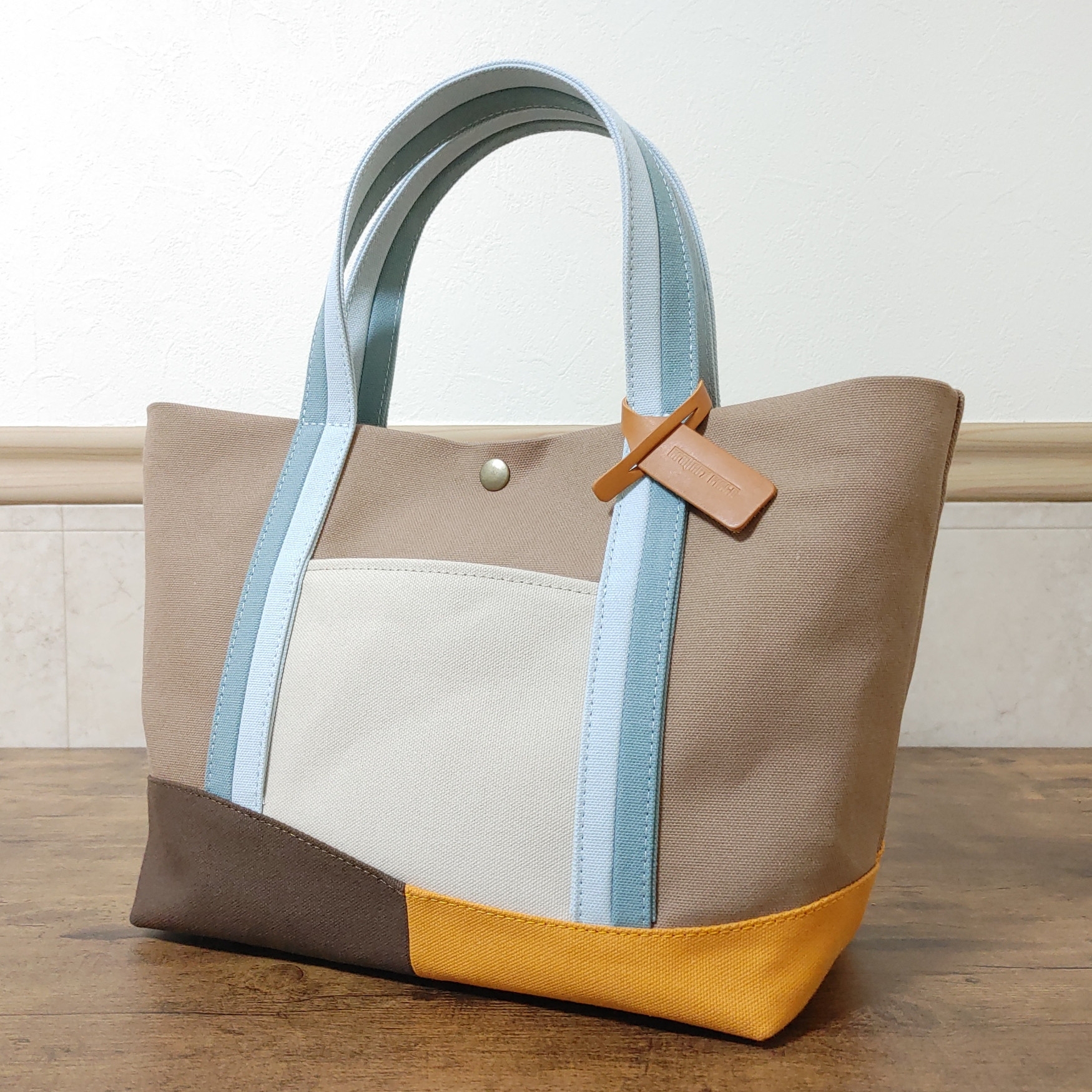 帆布トートバッグ 『Mocha drop』