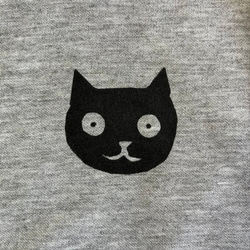 猫柄　レディースライン切替 パジャマ　上下セット　LLサイズ 2枚目の画像