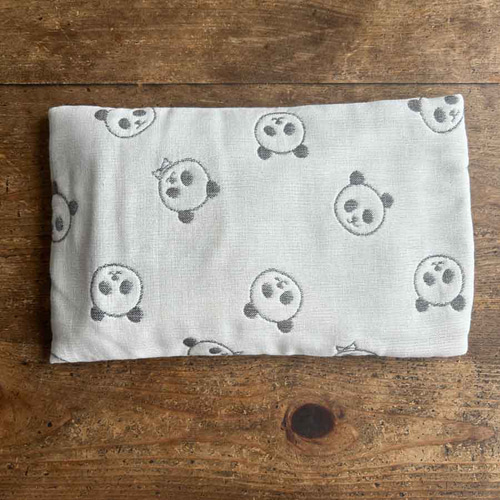 ふんわり アイス枕カバー 15×25 / 北欧 ちょうちょ グレー ふんわり アイス枕カバー 15×25 / 北欧 ちょうちょ グレー