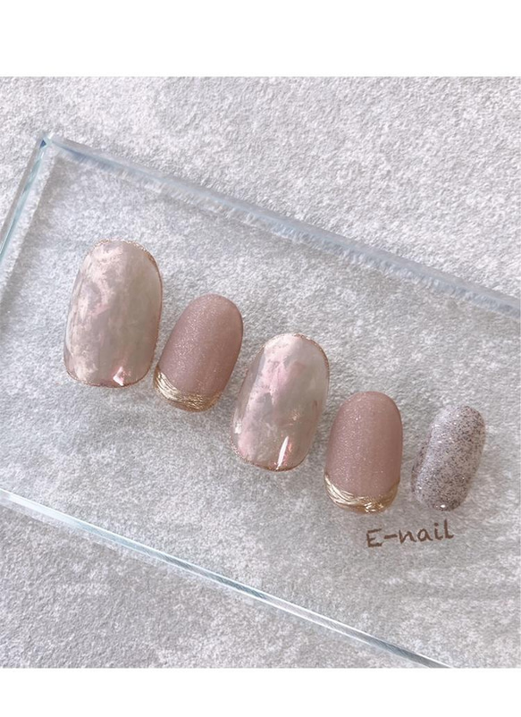 人気!! 水彩ニュアンス♡ ネイルチップ/付け爪/水彩/ニュアンス