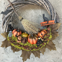 ハッピーハロウィンリースC★Halloween箱庭リース★ 4枚目の画像
