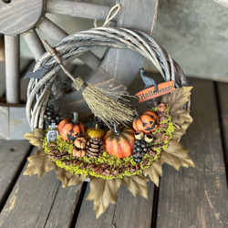 ハッピーハロウィンリースC★Halloween箱庭リース★ 2枚目の画像