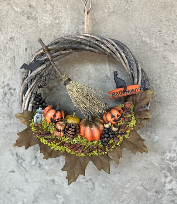 ハッピーハロウィンリースC★Halloween箱庭リース★ 1枚目の画像