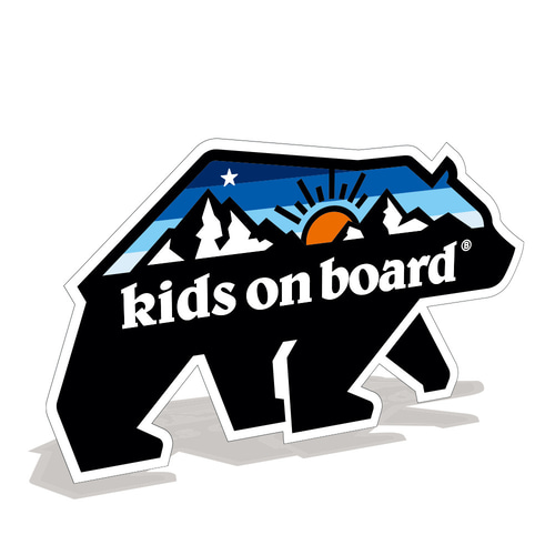 マグネット/ステッカー】KIDS ON BOARD カーマグネット