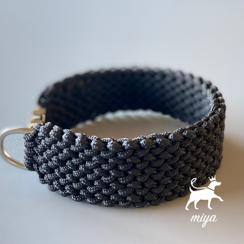受注制作 パラコード首輪 リード・首輪 M IYA 通販 12439442｜Creema