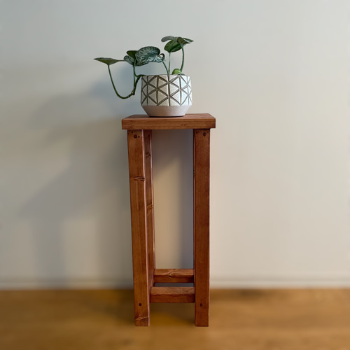 藤枝の椅子 手作り 花台