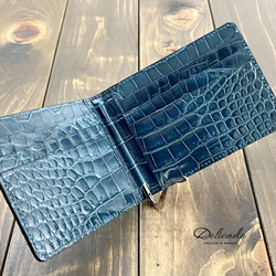 クロコダイル 無双 マネークリップ ブルー カナール その他ミニ