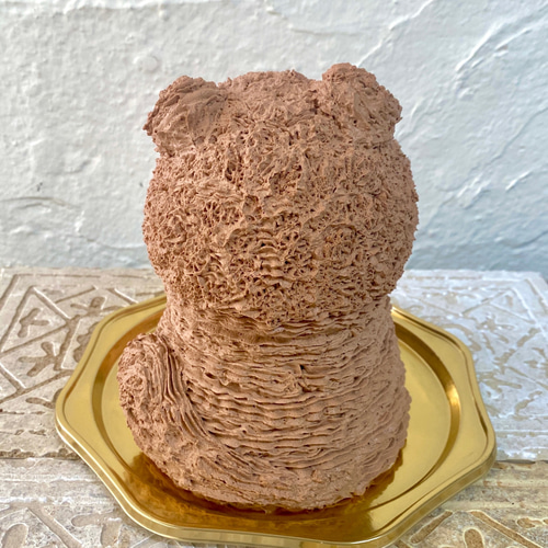 カワウソの立体ケーキ 誕生日 記念日 動物ケーキ かわうそ [ご