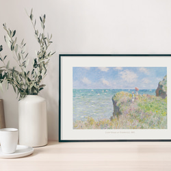 プールヴィルの断崖の上の散歩 アートポスター 自然 名画 絵画 風景画 ポスター アートパネル 特大 AP230 4枚目の画像