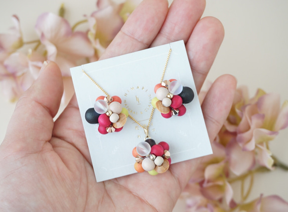 Kinonukumori 耳環/秋色/定制 第9張的照片