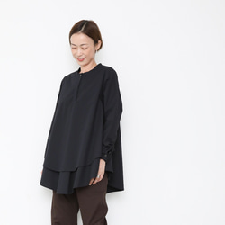 Kasane blouse / black 6枚目の画像