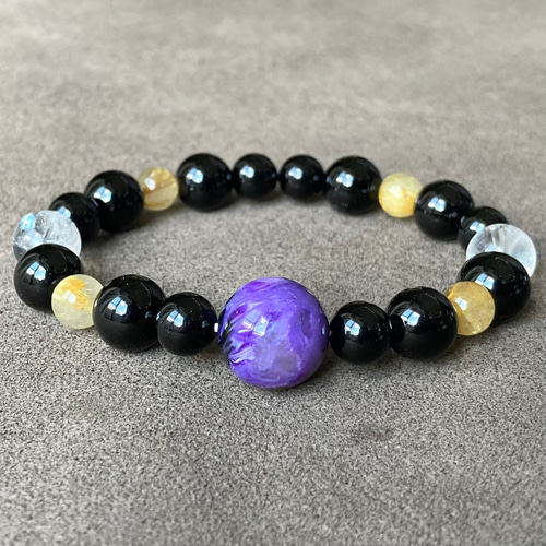 静けさの中に力強さが宿る/チャロアイト・モリオン・ルチル・ヒマラヤ