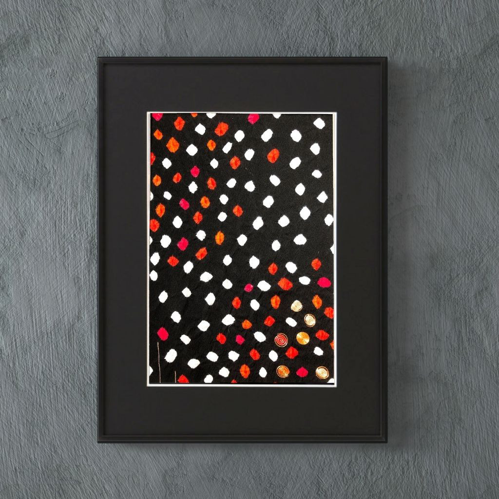 【家族を守る絹のお守り　自宅をパワースポットに】【作品名：国蓮】１点物