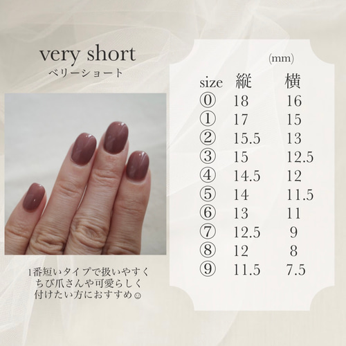 ✦⋆【ちも 】⋆ ✦計測用ネイルチップ 計測用チップ ネイルチップ（つけ爪） nail kiko 通販 12447427