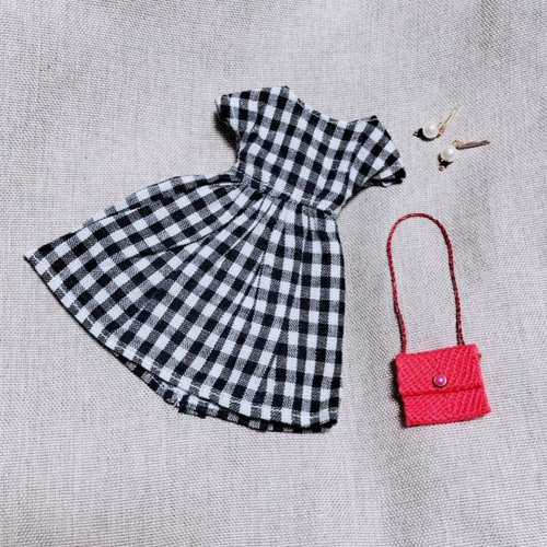 リカちゃん服  ボーダーワンピース2点セット① リカちゃん服 ボーダーワンピース2点セット① リカちゃん服 ボーダー