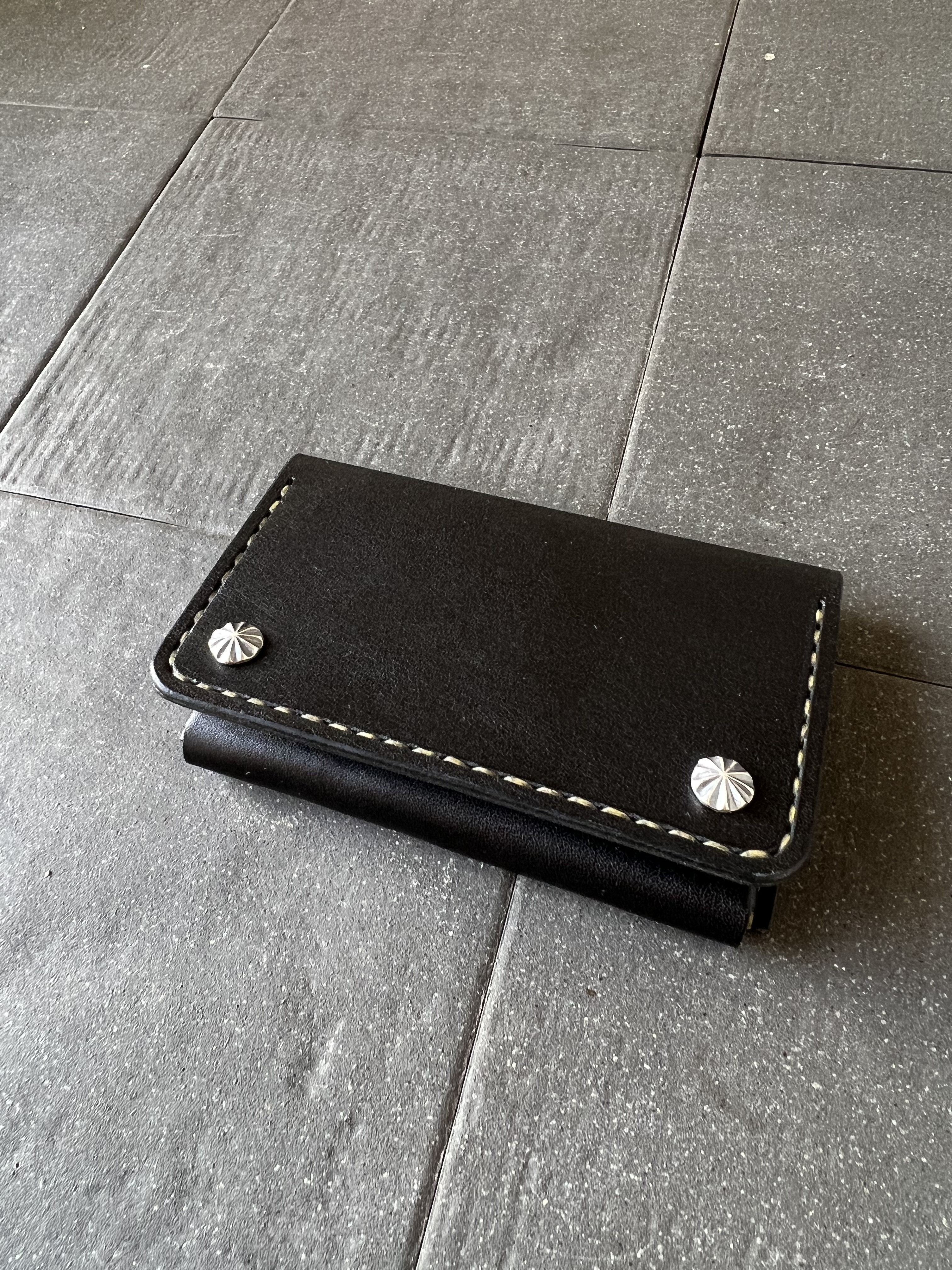 名刺入れ★黒　silver925アポロ付き【NC-01B】