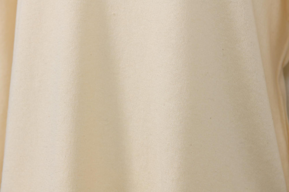 コットンの柔らかな肌触りにカシミヤの上質感と暖かな風合いのVネックロング袖シャツ　ベーシックカラー【TC-17103】 5枚目の画像