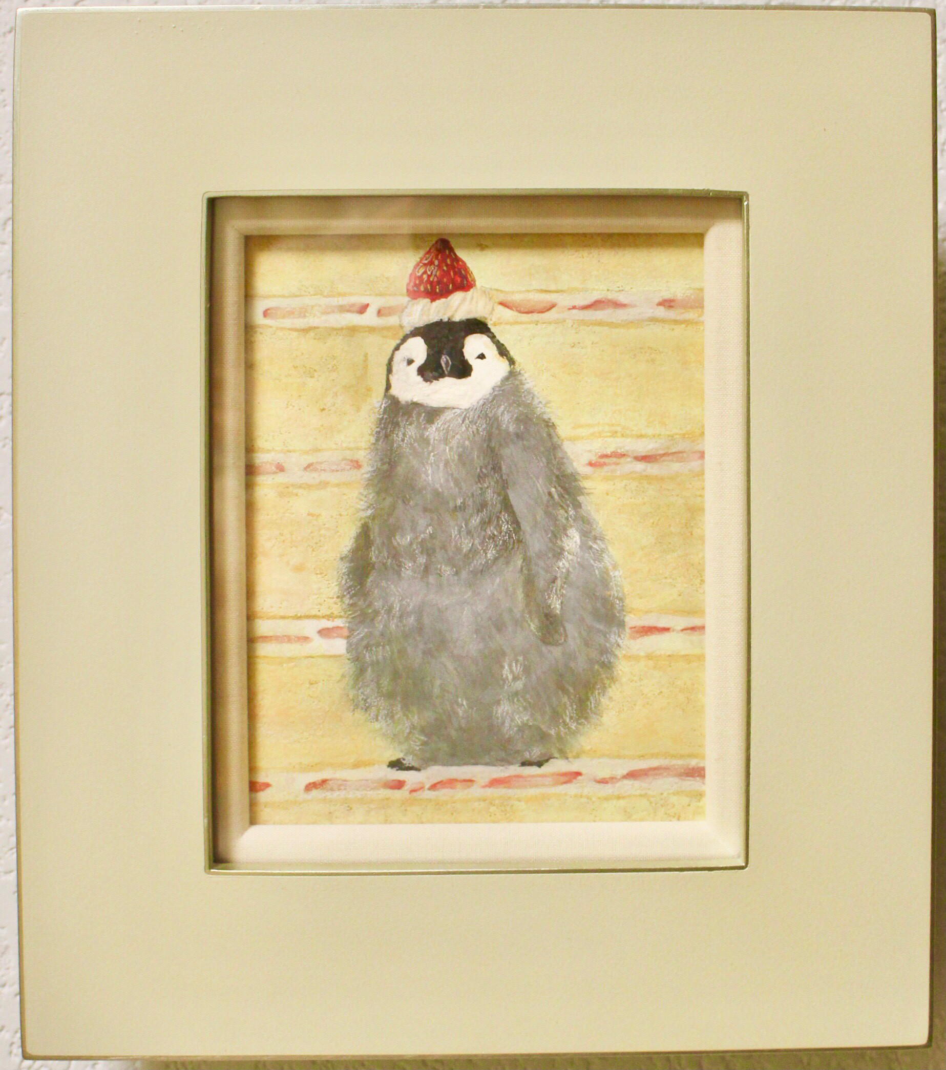 ペンギン/ショート penguin/piece of cake 日本画 絵画 mizoochi