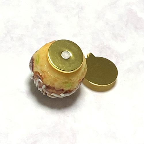 たこ焼きのゴルフマーカー マグネット付き 食品サンプル プレゼント