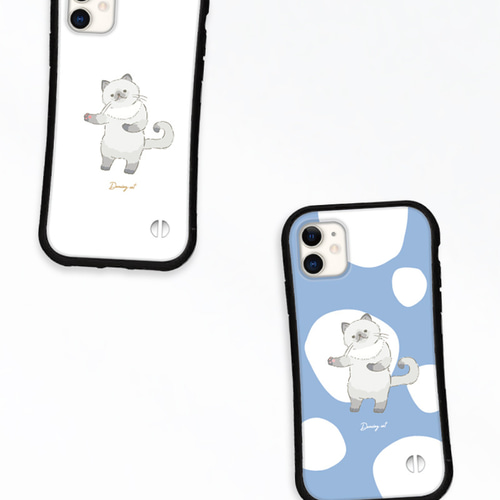北欧 猫 iPhoneケース 16 15 14 13 pro SE iface型 カバー