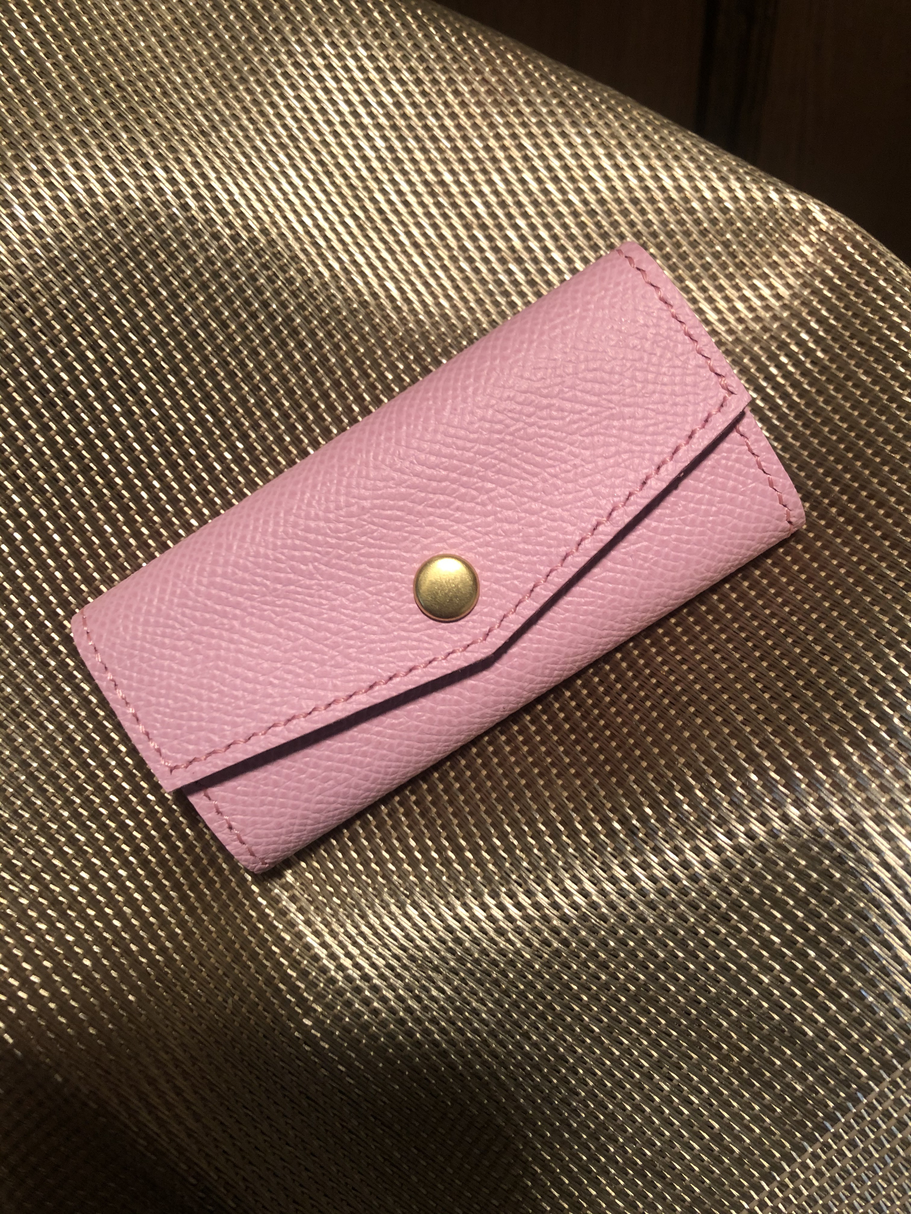 高級革エプソン　4連　キーケース