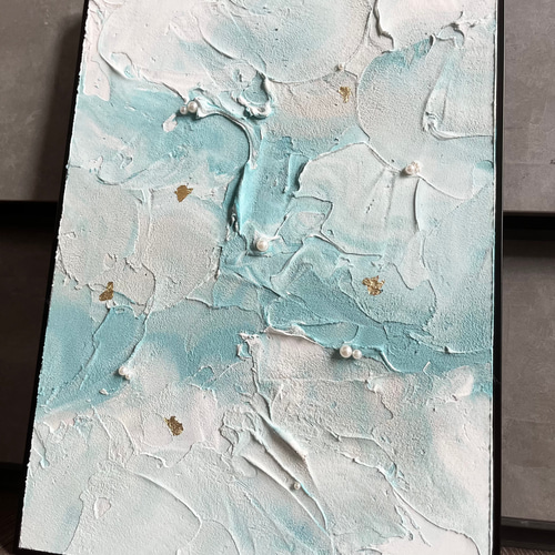 抽象画　現代　モダン　バリアート　検/アクタス 現代アート 40×30㎝ 大きめ モダン アートパネル インテリア