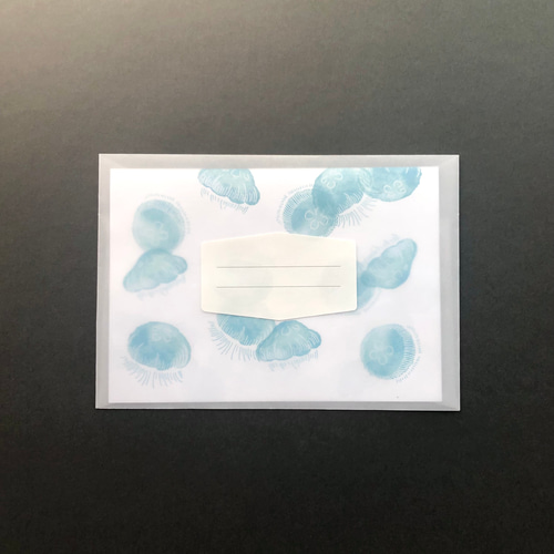 くらげのレターセット【再々販】 レターセット 星雪花 通販